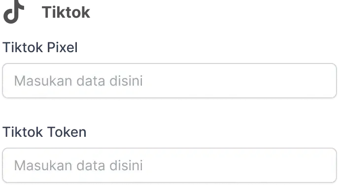 Integrasi Tiktok Pixel
